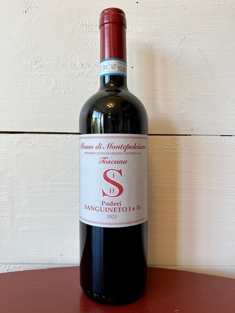 Poderi Sanguineto I & II, Rosso di Montepulciano 2021