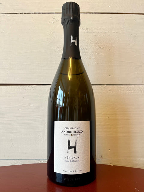 Champagne Andre Heucq, Blanc de Meunier Brut Nature NV