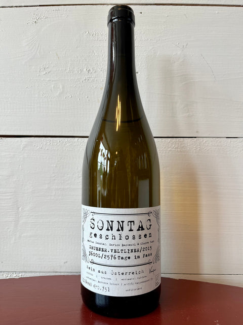 Sonntag Geschlossen, Gruner Veltliner 2015
