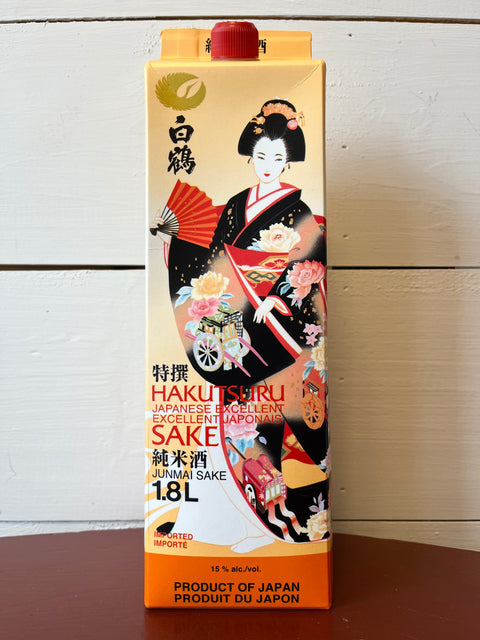Hakutsuru Excellent Junmai Sake, 1.8 Liter