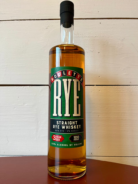 Proof and Wood "Roulette Rye" 3 Yr Old Straight Rye Whiskey