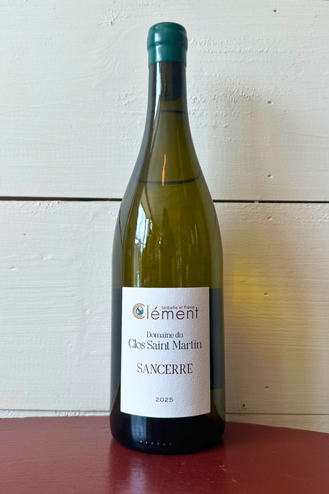 Isabelle et Pierre Clement, Domaine du Clos Saint Martin Sancerre 2025