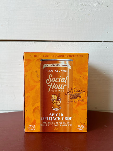Social Hour Spiced Applejack Spritz 4-Pack
