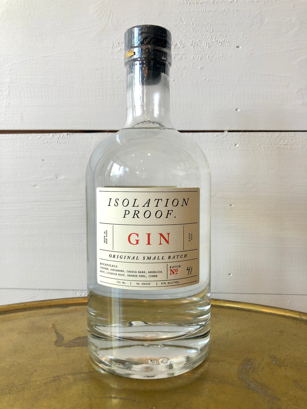 Isolation Proof, Original Gin