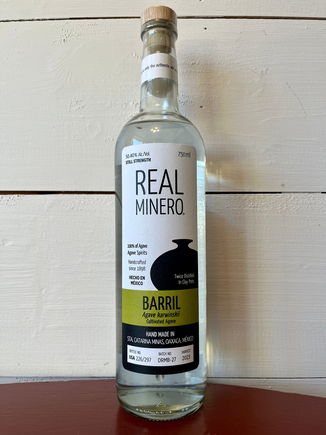 Real Minero Barril Mezcal