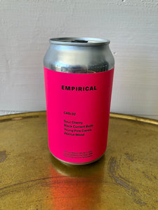 Empirical "02" Sour Cherry, Black Currant Buds, Young Pine Cones, Walnut Wood (Can)