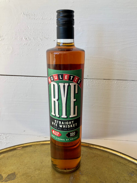 Proof and Wood "Roulette Rye" 4 Yr Old Straight Rye Whiskey